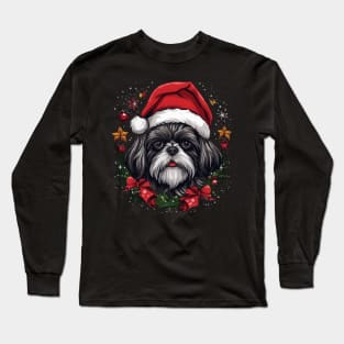 Shih Tzu Christmas Long Sleeve T-Shirt